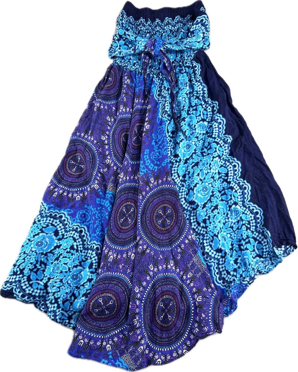Joob Joob Boho Mandala Convertible Strapless Midi Maxi Dress Skirt One Size